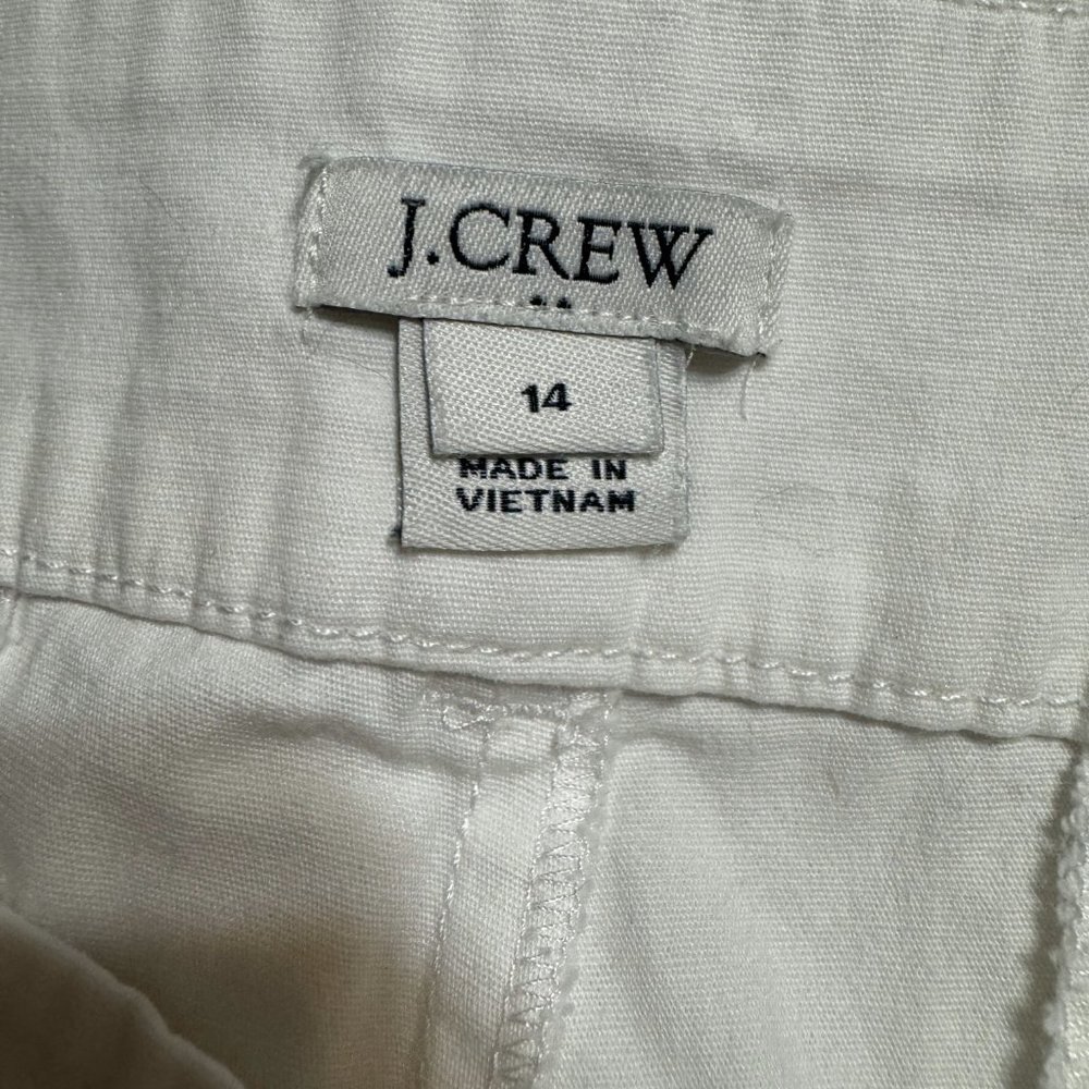 Womens J.Crew white shorts size:14 - Picture 5 of 6